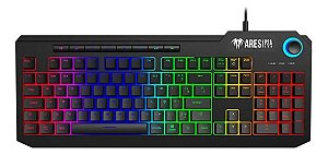 TECLADO GAMER GAMDIAS ARES P2 ABNT2 PRETO