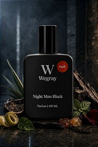 Perfume Night Man Black Masculino Parfum 100ml
