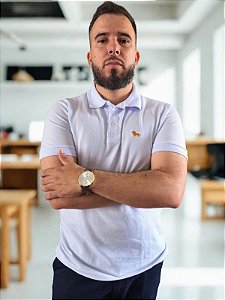 Polo Piquet Gold Branca