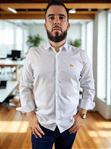 Camisa Social Comfort Fit Branca