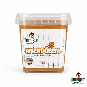 Pasta de amendoim fresca 500g - Amendôbem