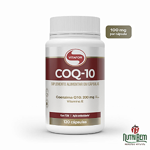 COQ-10: Coenzima Q10 e Vitamina E (200mg) 120 Cápsulas - Vitafor