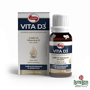 VITA D3®: Suplemento de Vitamina D3 10mL - Vitafor