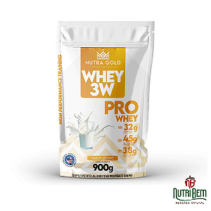 Nutra Whey 3W Leitinho 900 gramas Nutragold