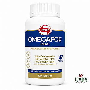 Omegafor Plus Vitafor 120 Cápsulas