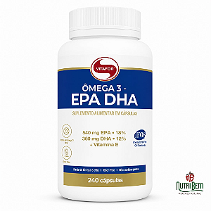 Ômega 3 EPA DHA Vitafor 240 Cápsulas