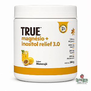 TRUE Magnésio + Inositol Relief 3.0 Maracujá 350 g