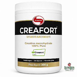 Creafort® Creatina Monohidratada 100% Pure Creapure® 300 g – Vitafor
