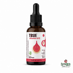 True Vitamin B12 Líquida Family Care Sabor Morango 30ml – True Source