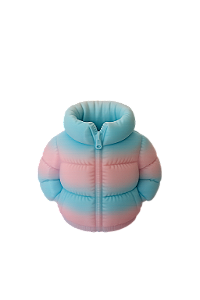 Porta-Lápis Jaqueta Puffer – Delicado, Moderno e Super Criativo