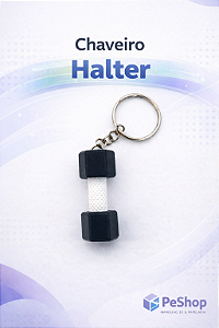 Chaveiro Haltere - Peso de Academia