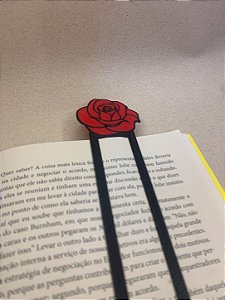 Marca Páginas de Rosa - Em Impressão 3D