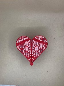 Caixa de Coração com Abertura Estilo Origami - Dia dos Namorados - Em Impressão 3D