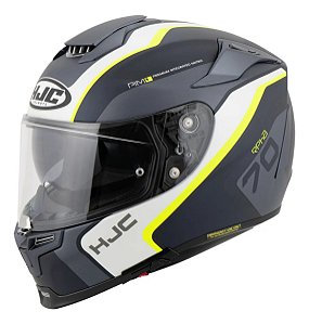 Capacete Hjc Rpha 70 Kroon Preto Branco E Verde 58