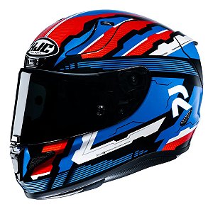 Capacete Hjc Rpha 11 Stobon Azul Vermelho E Branco 56