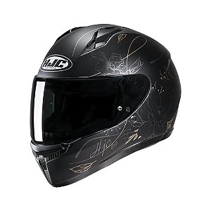 Capacete Hjc C10 Epik Pret Cinz  56