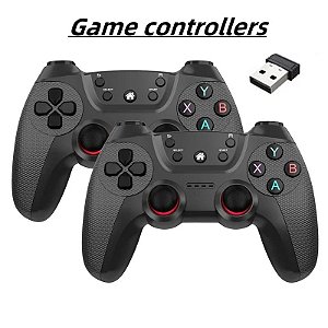 Controle gamer sem fio Boyhom compatível com Android, Linux e TV Box