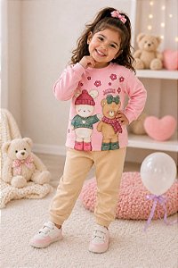 🌸 Conjunto Ursinhas Rosa 🌸