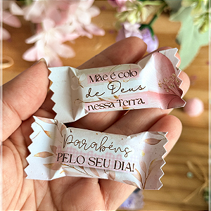 Balas Fofas Dia das Mães - Kit com 12 unidades