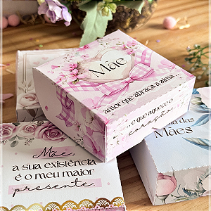 Caixinha Sabonete Presente Dia das Mães