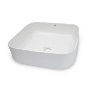 CUBA DE APOIO QUADRADO PARA BANHEIRO/LAVABO PW490