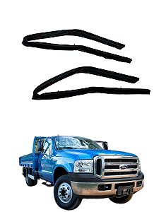 PAR DE BORRACHA INFERIOR DA PORTA DIANTEIRA F250 F350 F4000 DE 1998 A 2019