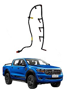JOGO DE TUBO DE CONEXAO DA VALVULA DE PRESSAO DE COMBUSTIVEL A BOMBA FORD RANGER DE 2012 A 2023