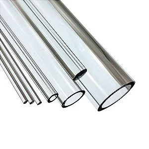 Tubo de Vidro Transparente 4mm x 0.5 - COE33 Importado