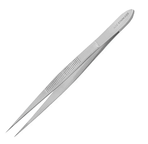 Pinça Em Aço Inox 14cm Ponta Fina