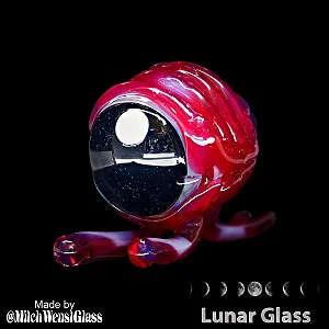 Amethyst Red Opal - Lunar Glass - COE33