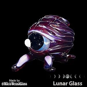 Purple Red Opal - Lunar Glass - COE33
