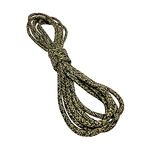 Corda Náutica redonda mescla 06mm areia com verde militar