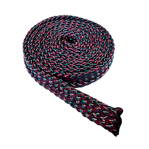 Corda Náutico chata mescla - Verde Oliva + Bordo