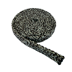 Corda Náutico chata mescla - Marrom escuro