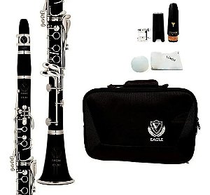 Clarinete Eagle em Si bemol modelo CL04 c/ 17 Chaves #CL04