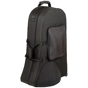 Tuba 3/4 de C/ 3 pistos Schieffer em Si Bemol Laqueada e case super luxo - JBBB-335L