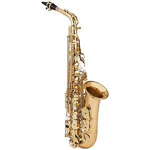 Sax Alto Schieffer Mi Bemol (Eb) c/ Corpo Laqueado - Completo e Estojo em Canvas # SCHAS-001