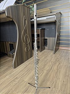 Flauta Yamaha YFL-23 c/ banho em prata #112093