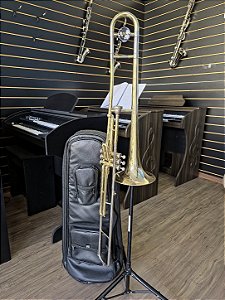 Trombone de pistos Jupiter em Si bemol - modelo JVL-528R (SEMINOVO) #N20636