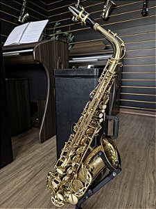 Sax Alto Eagle SA501 - Laqueado (dourado) (SEMINOVO) #13061369955