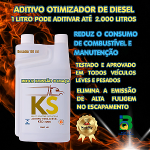 Aditivo Otimizador de Diesel KSD-3000 Kuality em São Paulo