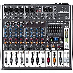 Mesa de Som Xenyx X1222USB de 12 Canais Behringer Bivolt