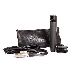 Microfone Com Fio Cardioide LM S57 Lexsen + Cabo 3mt e Cachimbo