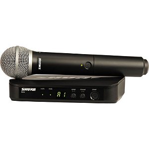 Sistema de Microfone Shure BLX24BRPG58-J10 Sem Fio Vocais