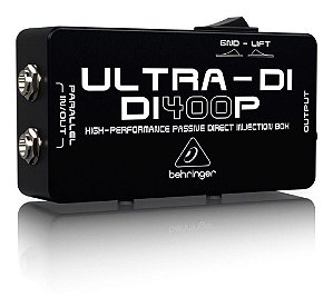 Direct Box Passivo Behringer Di400p Ultra Di