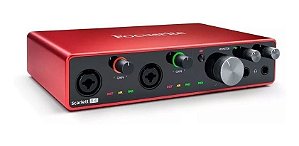 Interface de Áudio Focusrite Scarlett 8i6 Usb 3 Ger