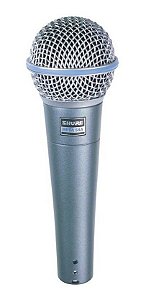 Microfone Shure Beta 58A Dinâmico Supercardioide