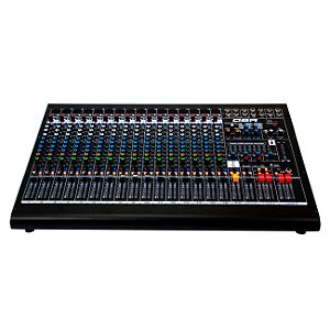 Mesa de Som Analógica 16 Canais DM16 USB DBR Com Efeitos e Interface