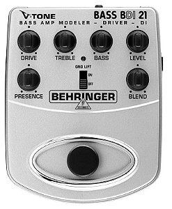 Pedal para Contrabaixo Behringer BDI21 V-Tone Bass