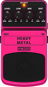 Pedal Behringer HM300 Para Guitarra Heavy Metal C/ Distorção